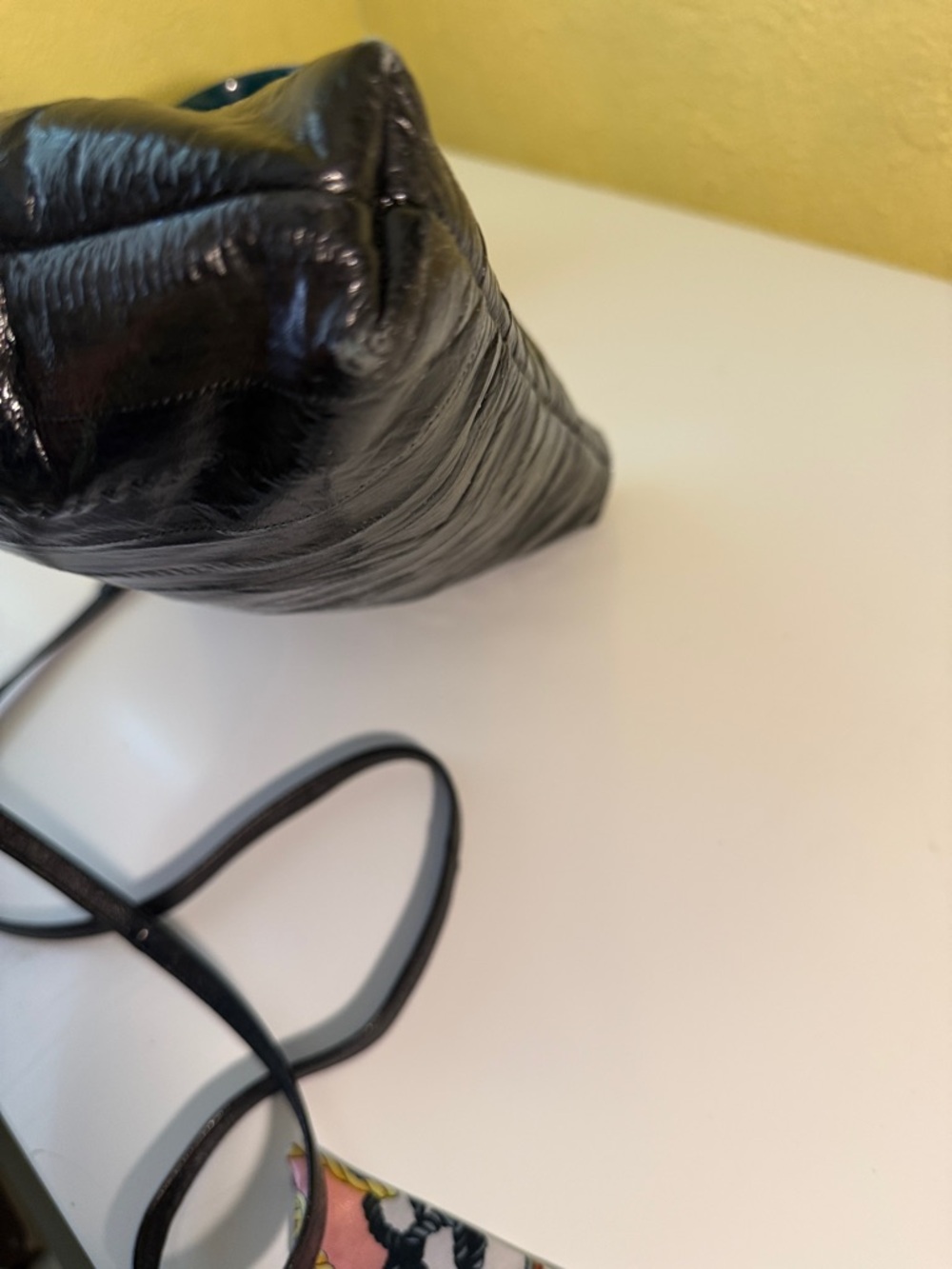 Eel skin black bag - Picture 4 of 9